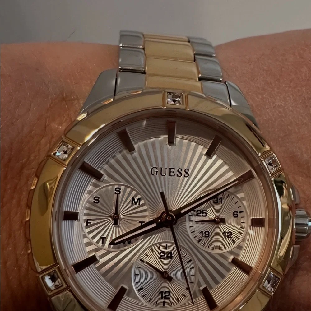 Guess Two-Tone Gold and Silver Watch - Picture 7 of 9